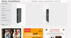Desktop Screenshot of alain.gaudebert.fr