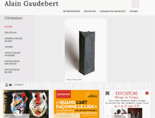 Tablet Screenshot of alain.gaudebert.fr